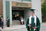 Grad, in front of FHS