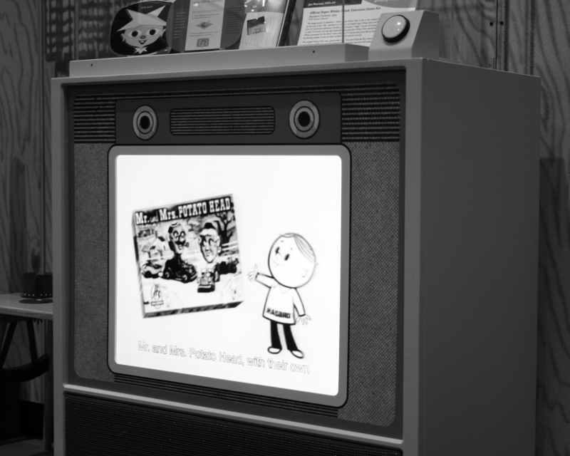 I remember life without TV and our first television, in black and white. And Mr. Potato Head, a popular toy back in the day.