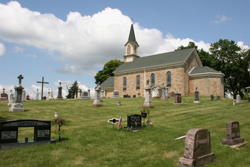 St. Patrick Catholic Church of Cedar Lake Township.